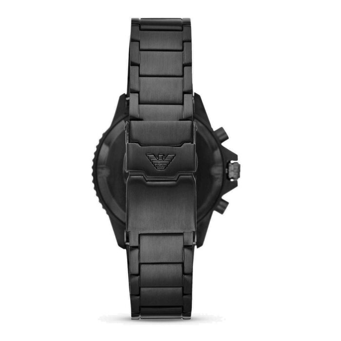 Emporio Armani Men's AR11363 Black Stainless Steel Chronograph Watch - Image 4